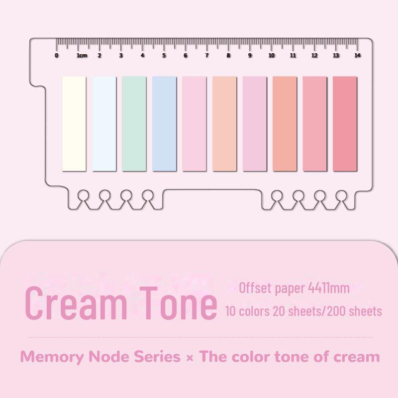 

Прості клейкі нотатки індексу кольорів Моранді - Серія Memory Node (6 Варіанти)