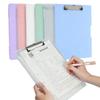 Candy Color A4 File Folder Side Opening Writing Board Book Pad Clamp Student Writing Pad  Office