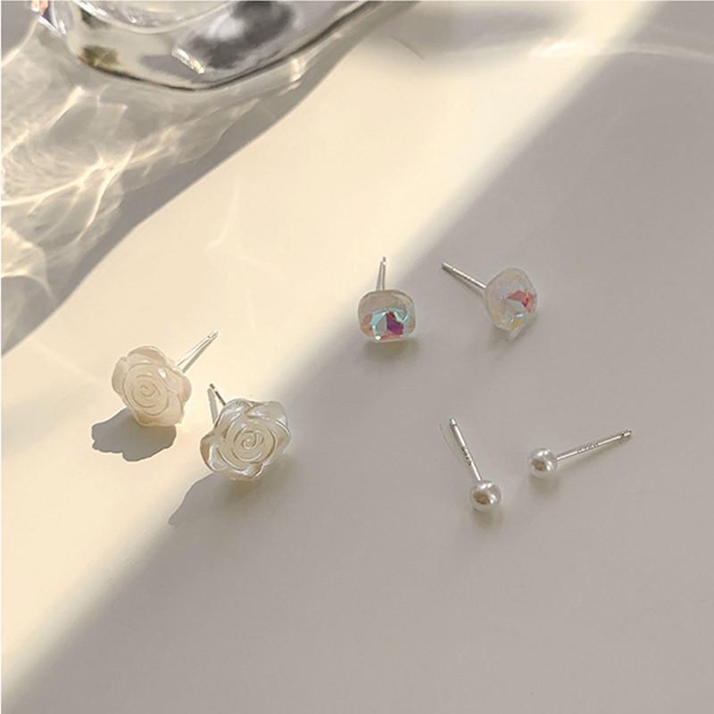 Elegant Fairy Flower Earrings Set 2025 - Trendy, Niche, Simple Design for Women