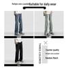 CHOCOOLATEit Men's American Retro Washed Loose Straight-Leg Jeans