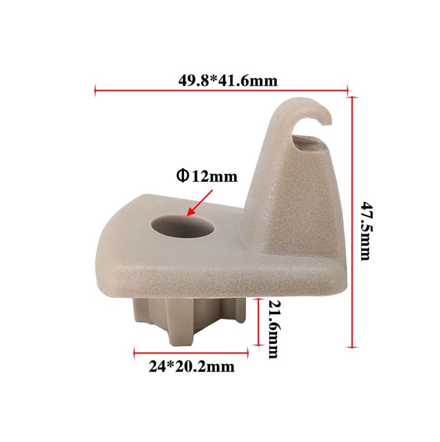 10Pcs Sun Visor Plastic Clips For 2005-2007 Dodge Charger Magnum & Chrysler 300