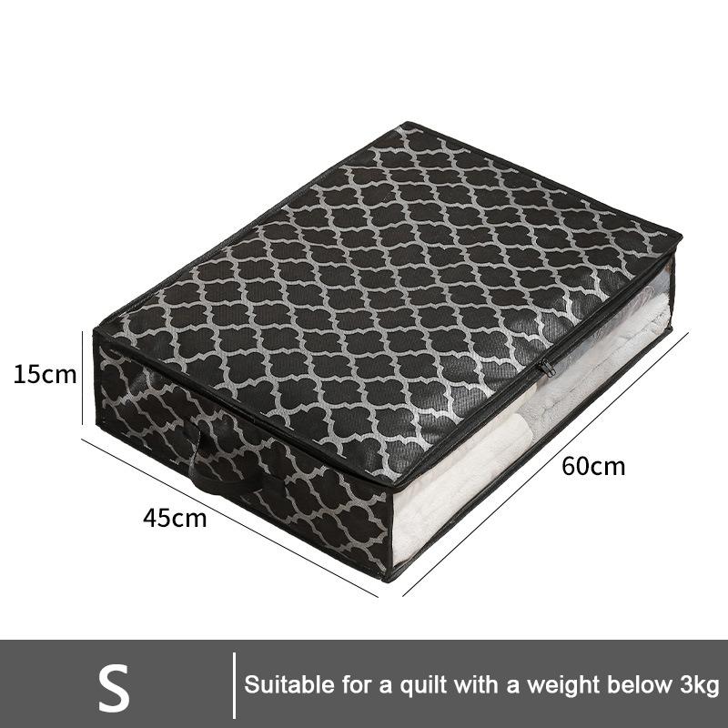 Underbed Storage Bag Large Capacity Transparent Foldable Clothes Quilt Pillow Wardrobe Organizer Sundries Storage Bag