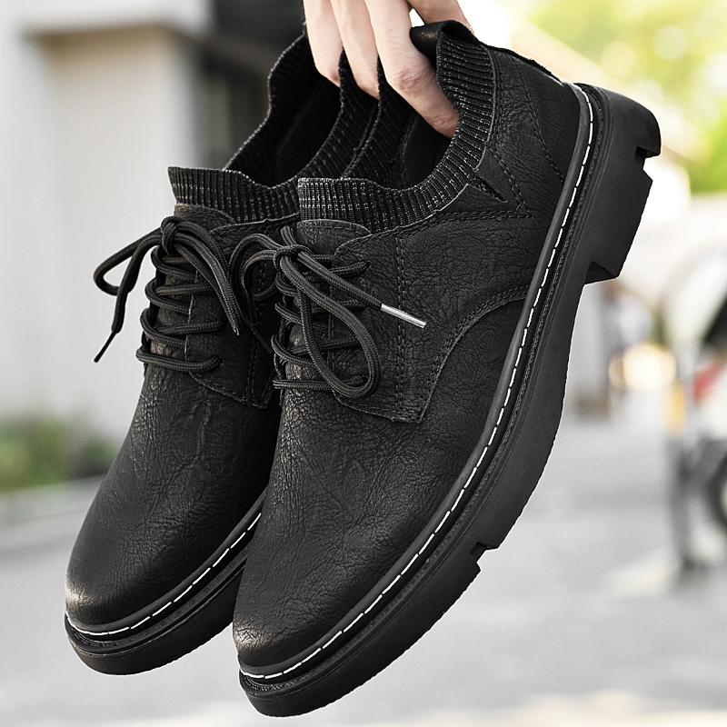 

Men s Comfortable Oxford Shoes Classic Lace-Up Formal Casual Genuine Leather Dress Shoes Business Wedding Slip-Resistant Shoes 44