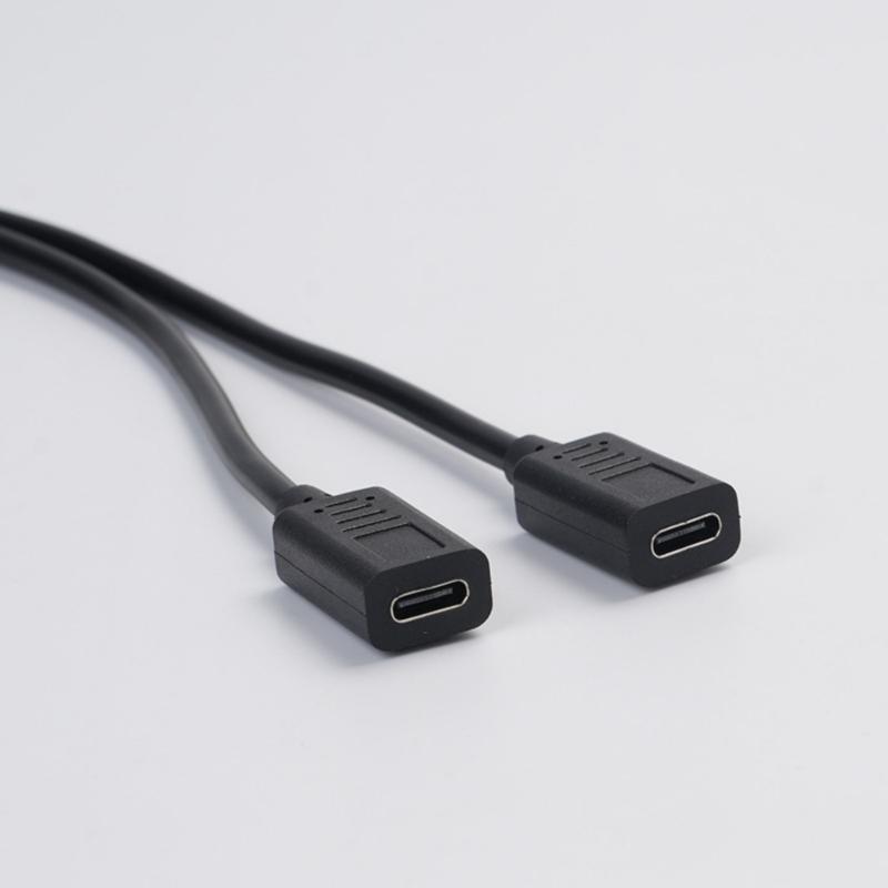 USB C Splitter Double USB C Female Charger Adapter USB Female To Female Double USB C Port Hub Power Split Adapter