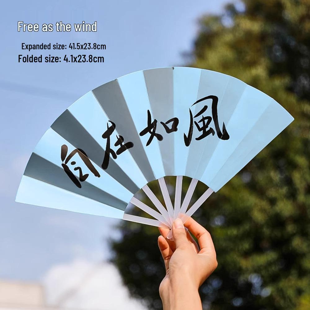 Chinese Calligraphy Folding Fan – Creative Graffiti Painting, Perfect June 1st Gift