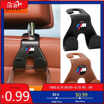 BAGH3 Car Sticker Car Back Seat Organizer Storage Hanger Interior Auto Accessories For E91 E92 E93 E60 F10 F30 E39 E36 E87 X3 X5