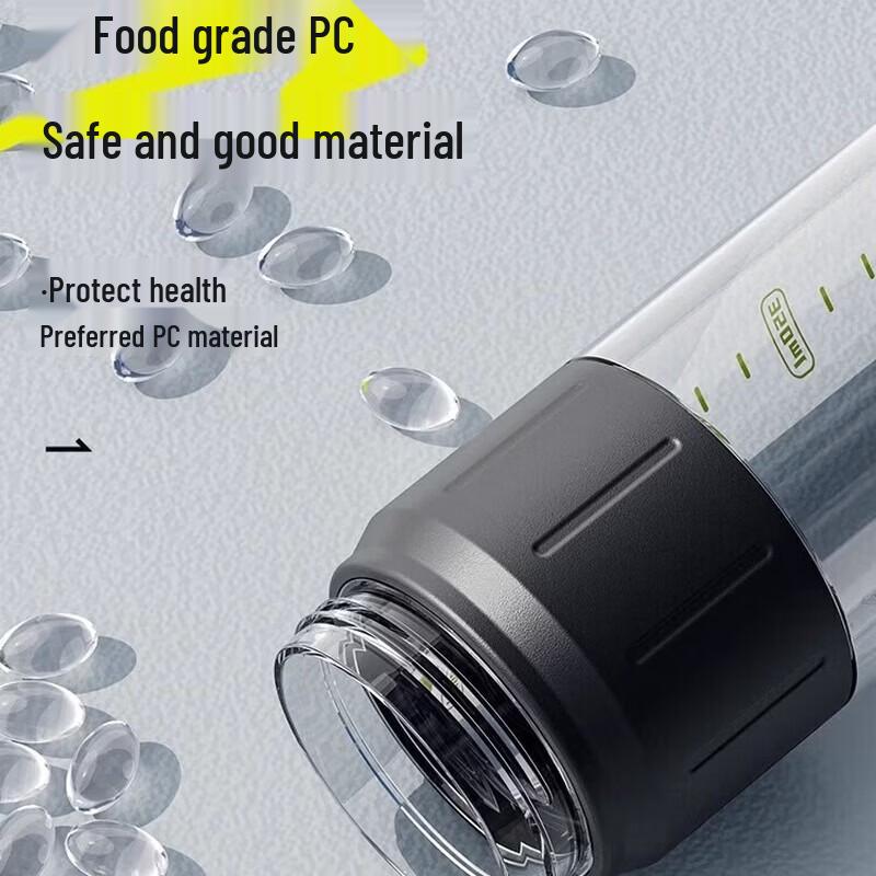 Mingxia Portable Borosilicate Glass Sports Water Bottle