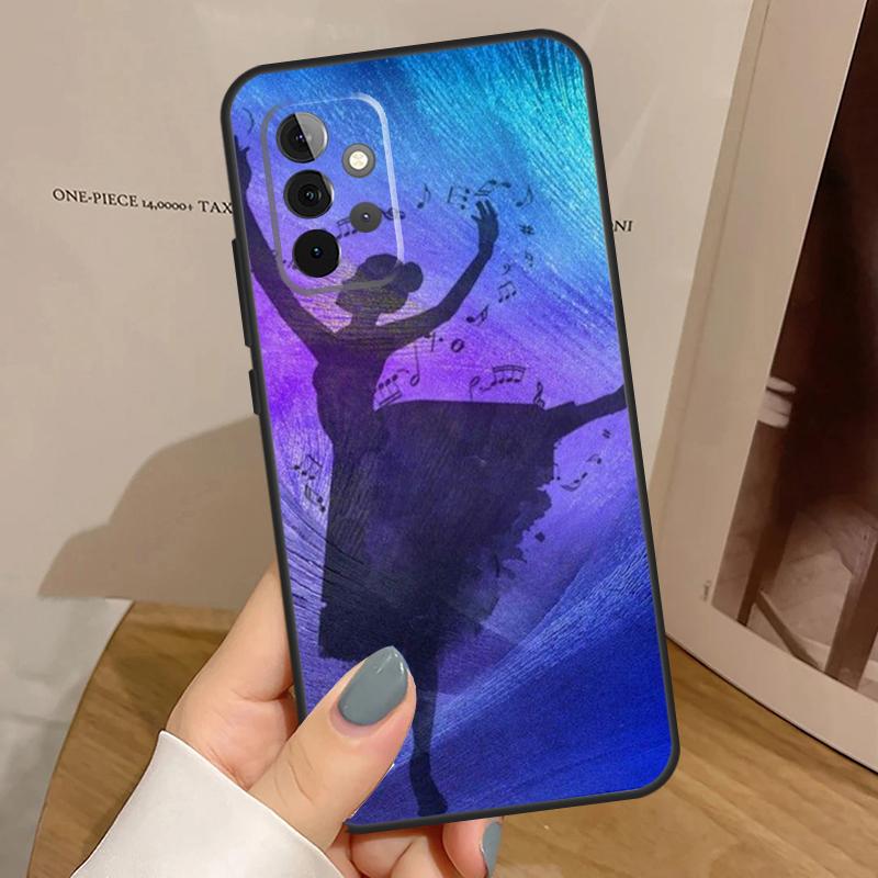 Ballet Ballerina Dancer Case For Samsung Galaxy A34 A54 A17 A35 A55 A06 A16 A26 A36 A56 A53 A32 A52 A33 A13 A14 A15