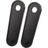 Black Passenger Rear Floorboard Foot Peg Frame Plates for Harley Touring Models 1993-2023,Pair