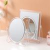 Acrylic Desktop Vanity Mirror for Bedroom or Dorm - Clear Tabletop Makeup Mirror