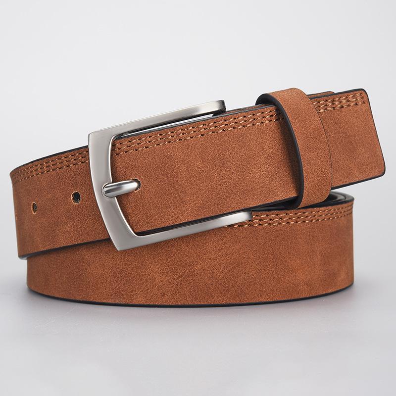 Men'S Belt Pu Pin Buckle Belt Casual Belt Men'S Belt