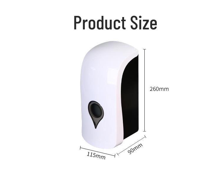 Wall-Mounted 1000ml Home Bathroom Manual Soap & Hand Sanitizer Dispenser