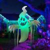 1.5M Halloween Inflatable Toys Ghost Outdoor Holiday Decor Courtyard Prop Built-in LED Lights Ornament Party Inflatable Model