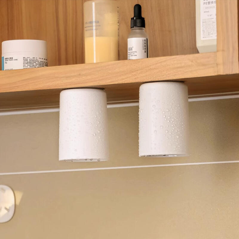 Symphony Upside Down Magnetic Toothbrush Holder Stand white