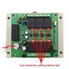AC 220V 6-Way Wireless Remote Control Switch with Learning Code - 315MHz, Normally Open/Closed