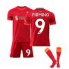 2122 Liverpool Home No. 11 Saleh No. 10 MANET Football Shirt Children's Adult Suit Training Shirt