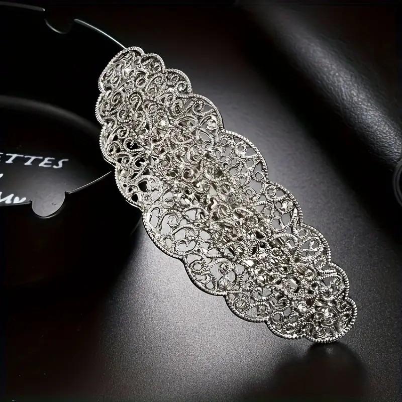 Wydrążony klips do włosów, vintage metalowy klips do włosów, ozdobny klips do włosów, francuski klips do włosów, damskie i dziewczęce akcesoria do włosów