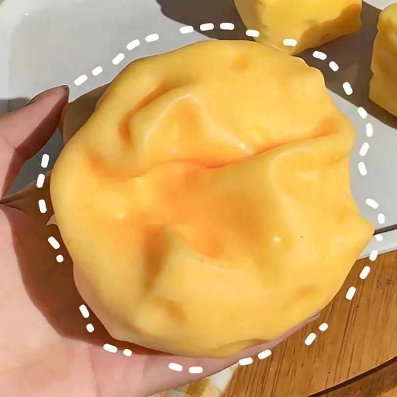 10Cm Cheese Squishy Ball Toy Slow Rebound Push Stress Relief Sensory Toys Cheese Stress Ball Fidget Toy