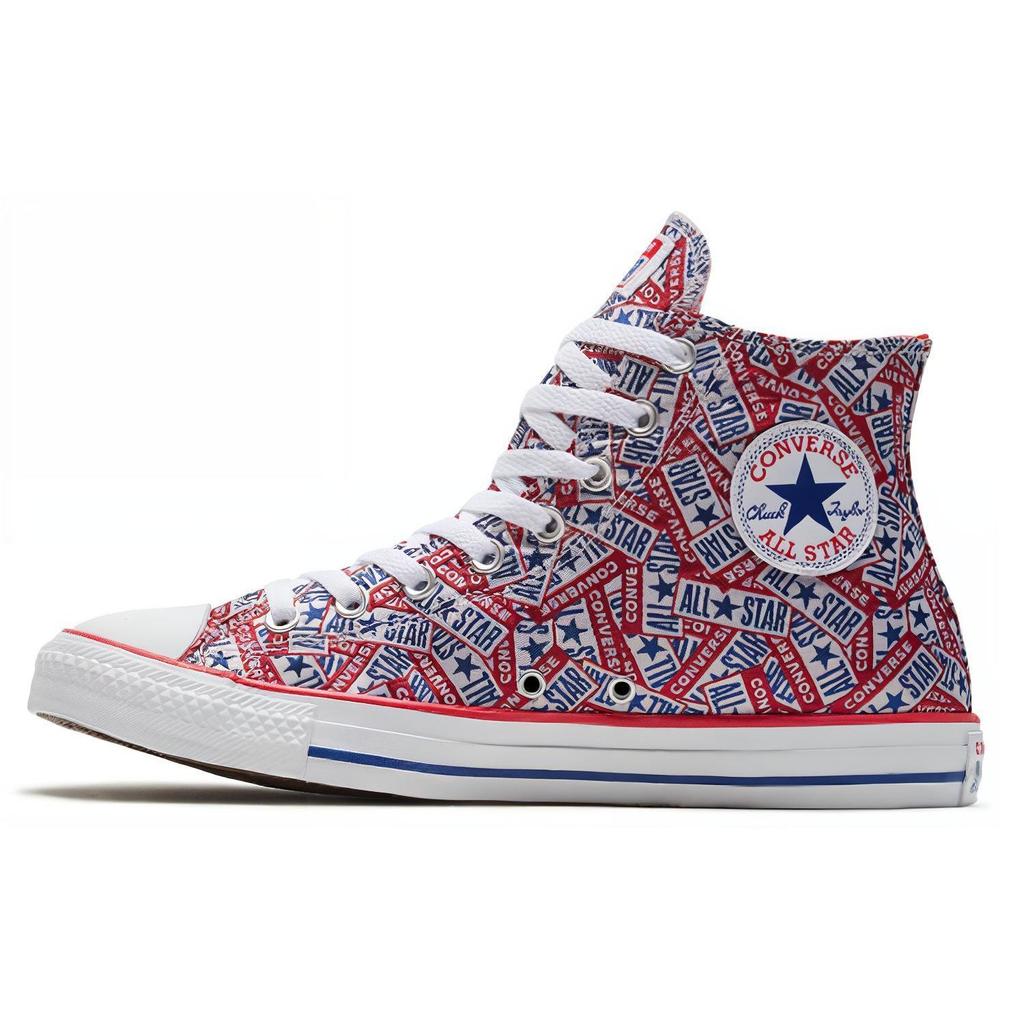 Converse Chuck Taylor All Star Comfortable Trendy High Top Canvas Shoes Unisex Sneakers Red 166828C