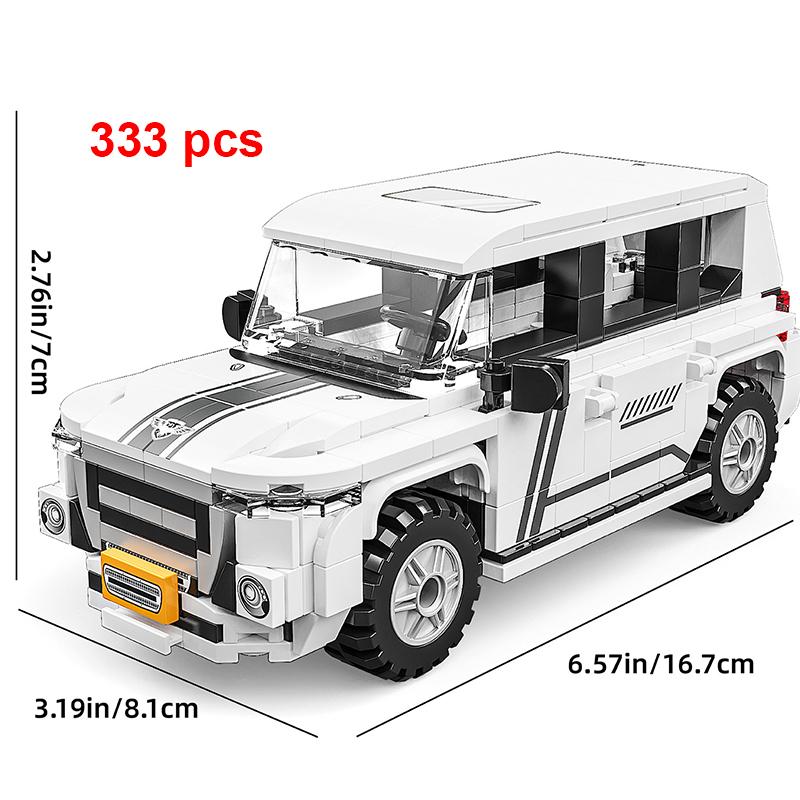 Technical Car Speed  Racing Vintage Car Building Blocks Sports City Vehicle Car Garage Off-road MOC Creative Toys