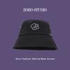 Sweet Embroidered Floral Cotton Bucket Hat For Women Breathable Short Brim Design