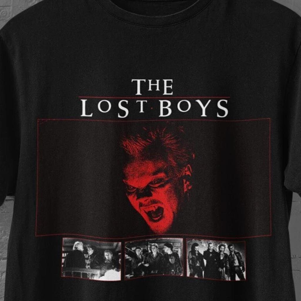 The Lost Boys | Retro 80s Vampire Movie T-Shirt, Horror Lost Film Graphic Tee Shirt
