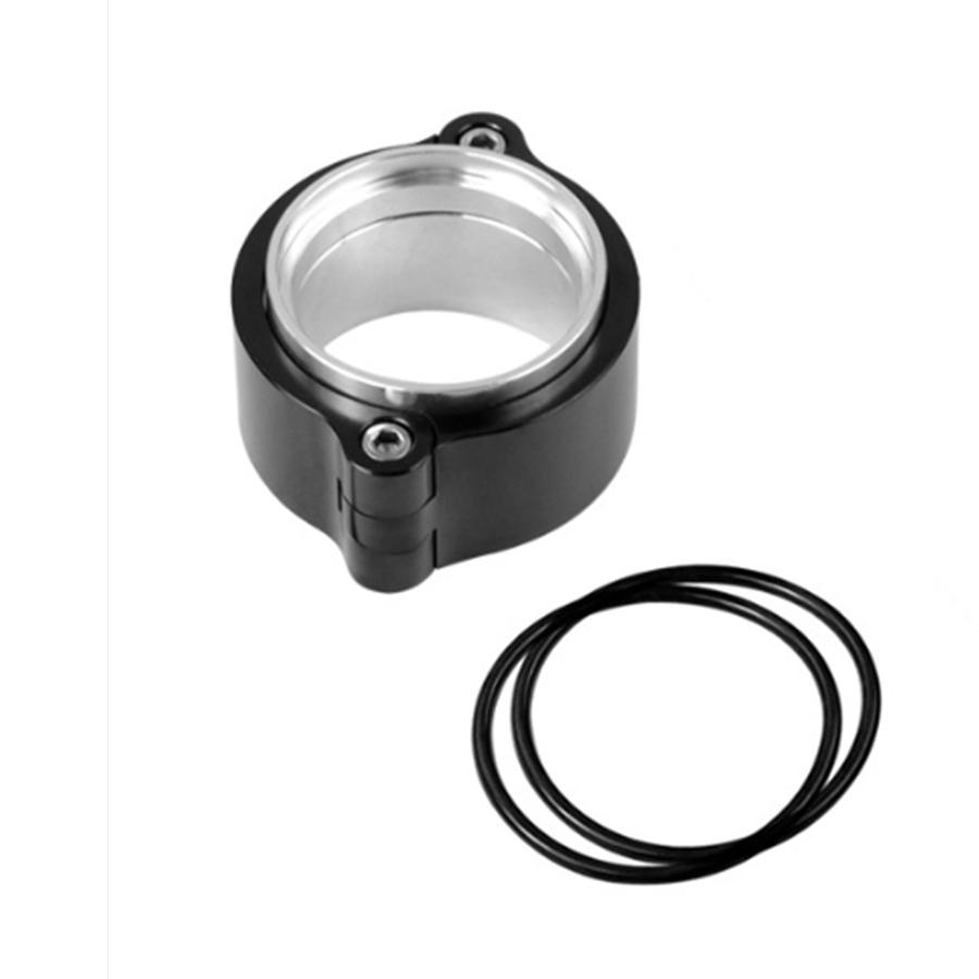 

CNC Aluminum Car Vehicle Exhaust Clamp w/Flange For 2.5 Turbo Dump Pipe