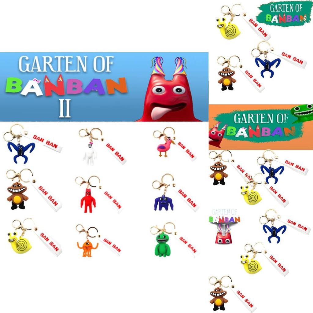 Haoan Plüsch Banban Garten Schlüsselanhänger Anhänger Für Schlüssel und Taschen Niedlich und Bunt PVC Material