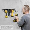 Heavy Duty Power Tool Rack Wall Mounted Power Storage Shelf Premium Electric Drill Holder  Garage