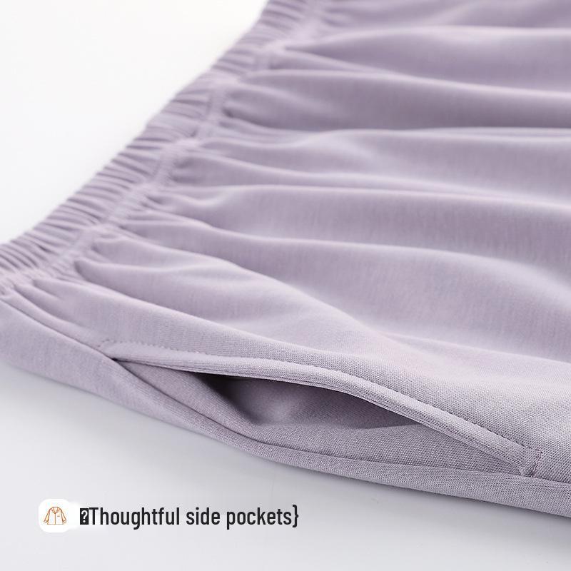 Women's Plus Size Cotton Pajamas - Warm Long Sleeve Lapel Cardigan for Autumn/Winter