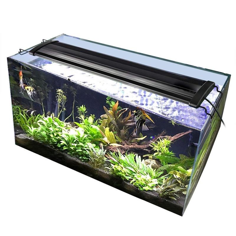 60/90/116CM Waterproof Bright Clip Lamp for Fish Tank Aquarium LED Light Super Slim Fish Tank Aquatic Plant Grow Lighting