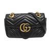 [Pre-Owned] GG Marmont Matelassé Mini Bag 'Black' - Good #1MEBNLM