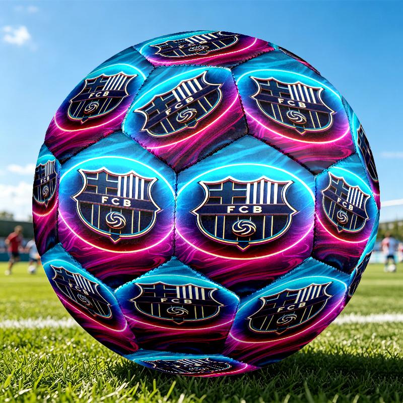 1 Stück Fußballverein-Thema Fußball, Größe 5 Fußball, Outdoor Athletik-Trainingsball, Einzigartiger Stil, Exquisites Weihnachtsgeschenk