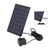 Solar Springbrunnenpumpe Direktantrieb 6 Düsen Geringer Stromverbrauch Solar Schwimmender Springbrunnen für Garten