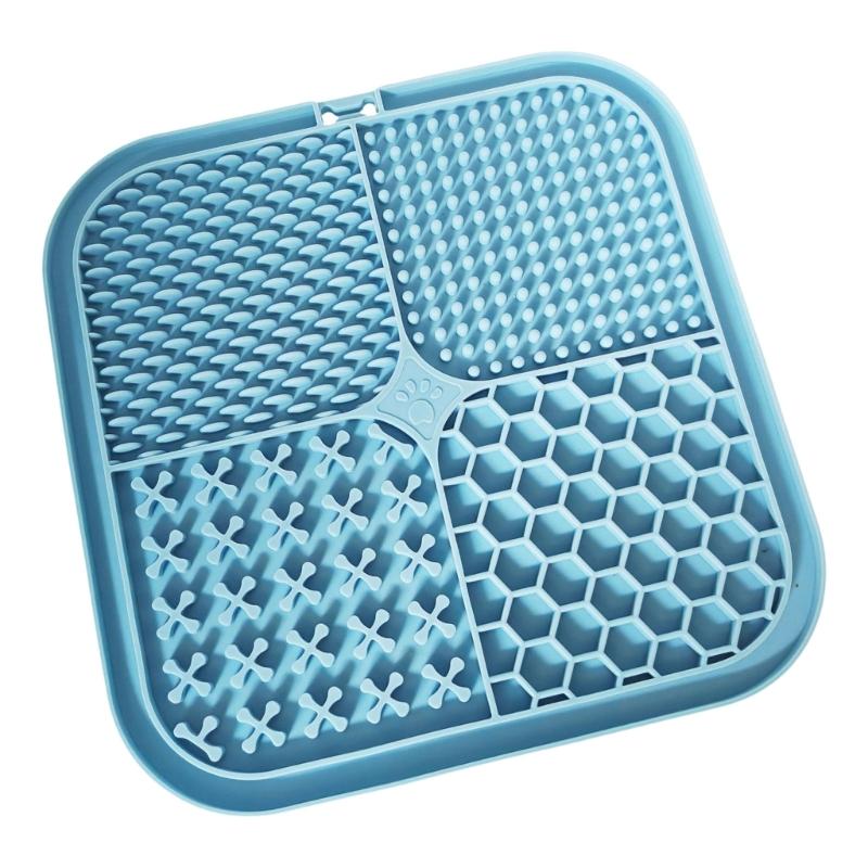 Safe Silicone Slow Feeders Mats For Pet Encourages Mental Stimulation During Meals Easy To Use Durable Surfaces