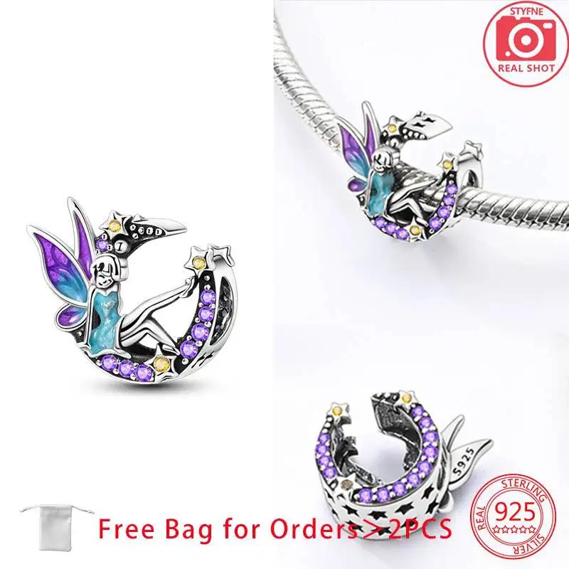 Orginal Copper Heart Wings Charm For Bracelet Bead Jewelry Charm For Woman Making Fine Jewelry Gift Diy Accesory