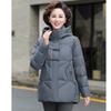 Middle Aged Down Jacket Female Mother Winter Clothing Fattened White Duck Down Grandma Clothes Old Lady Embroidered Coat Year Old