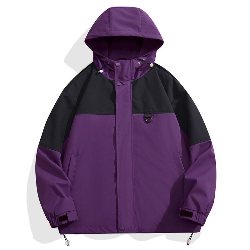 Spring and Autumn Mountain Jackets Men's Outdoor Sports Trendy Versatile Jackets Women's Windproof and Waterproof Hooded Jackets