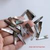 Handmade Blacklip Mother-of-Pearl Trapezoidal Pendant Material