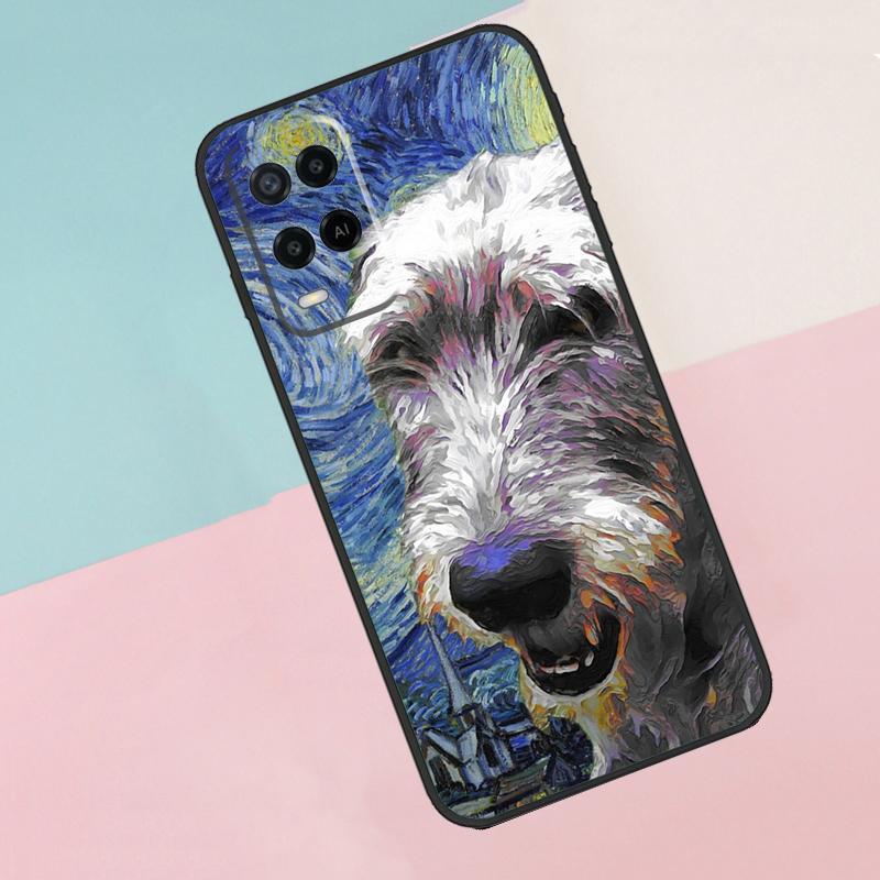 Irish Wolfhound Dog For Oppo A16 A76 A96 A15 A80 A60 A40 A94 A54 A98 A78 A18 A38 A58 A17 A77 A74 A57S Phone Case