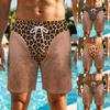 Men's Novelty Print Elastic Waist Shorts for Casual Summer Wear