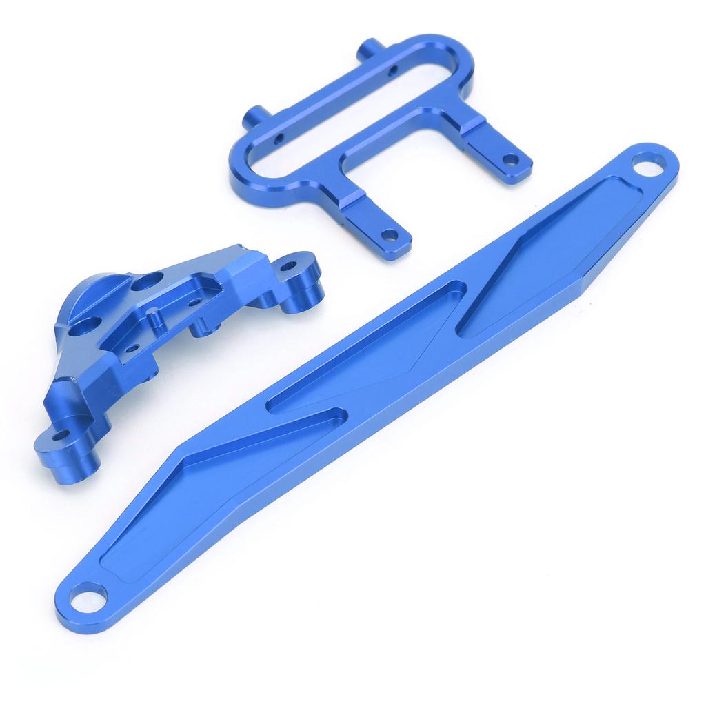 RC Battery Cover Steering Group Upper Cover Front Fixing Bracket Set for Redcat XBE XTE SC 1 10 Monster TruckBlue
