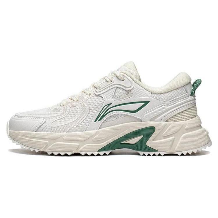 (WMNS) Li-Ning Shiguang Creamy White Green Women s ARXT008-4 EU 35
