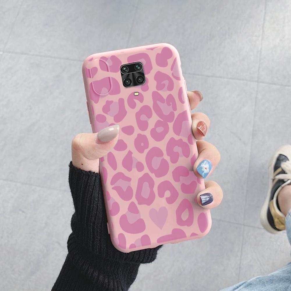 Plant Rose Daisy Love Heart Leopard Pattern Phone Case For Xiaomi Redmi Note 9 8 10 11 7 Pro 8T Soft Shockproof Women TPU Cover