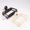 Suction Cup Folding Trash Bag Holder Wall Mounted Household Cabinet Plastic Bag Hanger Kitchen Bathroom Trash Storage Rack