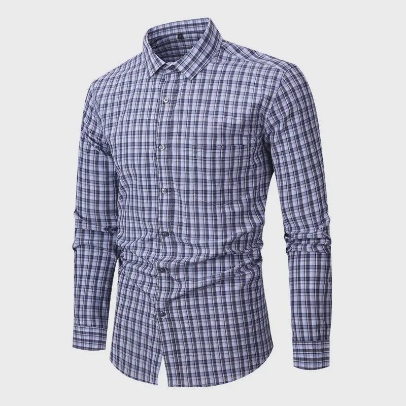 2025 Autumn European & American Oversized Loose-Fit High-End Long-Sleeve Versatile Japanese Casual Men's Shirt