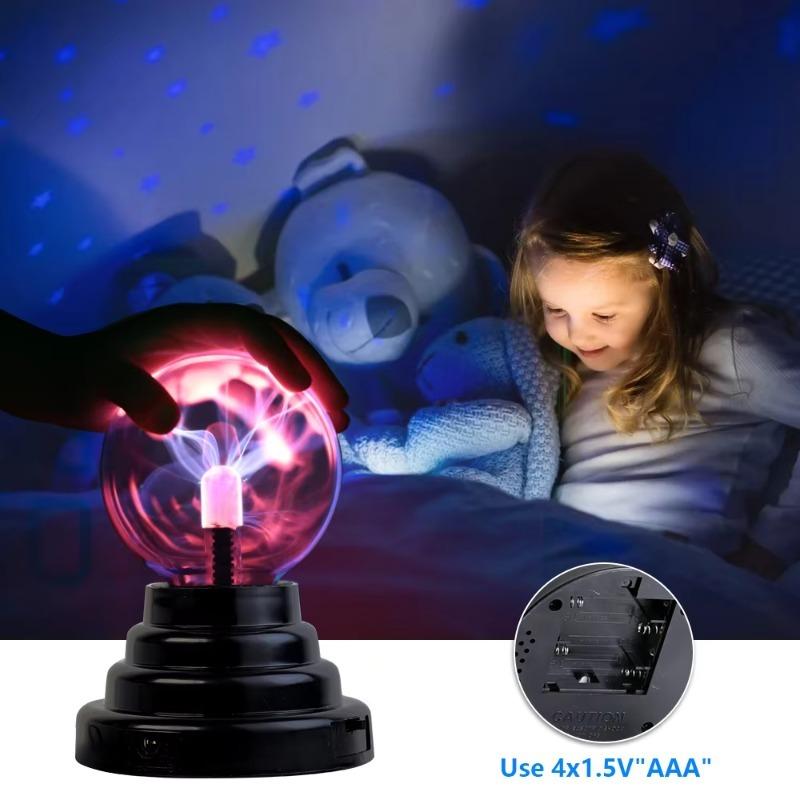 3 Inch Magic Plasma Ball Lamp Electric Lamp Night Light Touch Atmosphere Christmas Kid Gift Table Lights Sphere Plasma Lamp