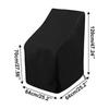 Modern Minimalist Stacking Chair Cover Waterproof Dustproof For Indoor Outdoor Furniture
