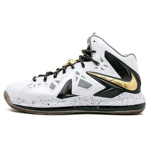 Nike LeBron X Elite+ White Gold 579834-100