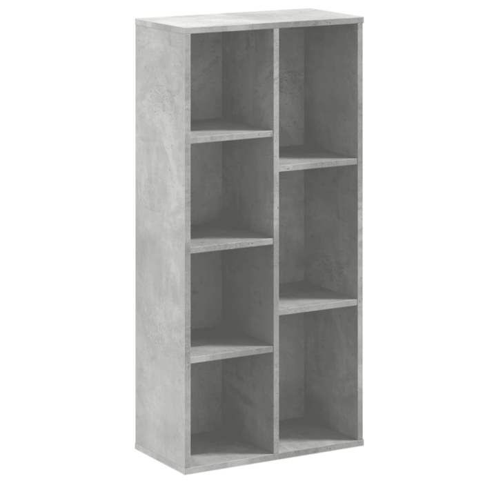VidaXL Bookcase Concrete Grey 50x25x105 Cm Engineered Wood, Shelf, Bookshelf, Book Support, Cabinet of 852792
